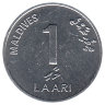 Мальдивы 1 лари 1984 год