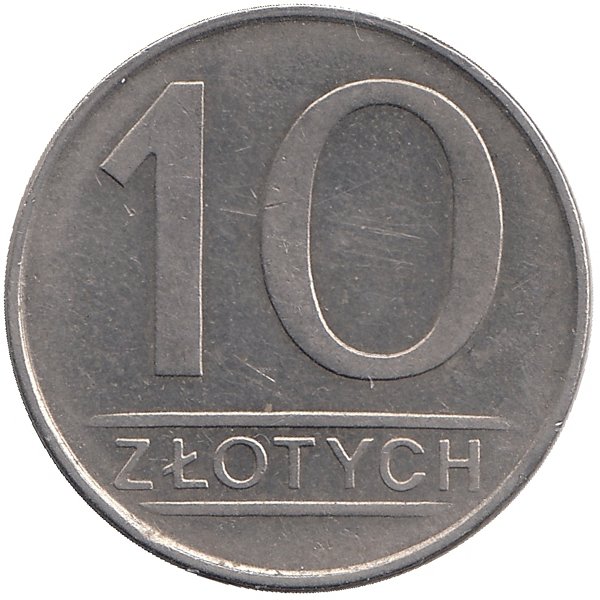 Польша 10 злотых 1985 год