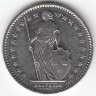 Швейцария 1/2 франка 1982 год
