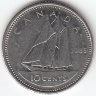 Канада 10 центов 1985 год