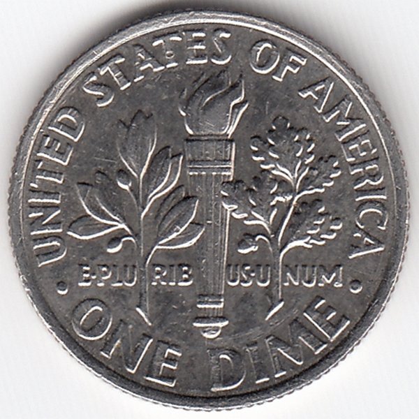 США 10 центов 2012 год (D)