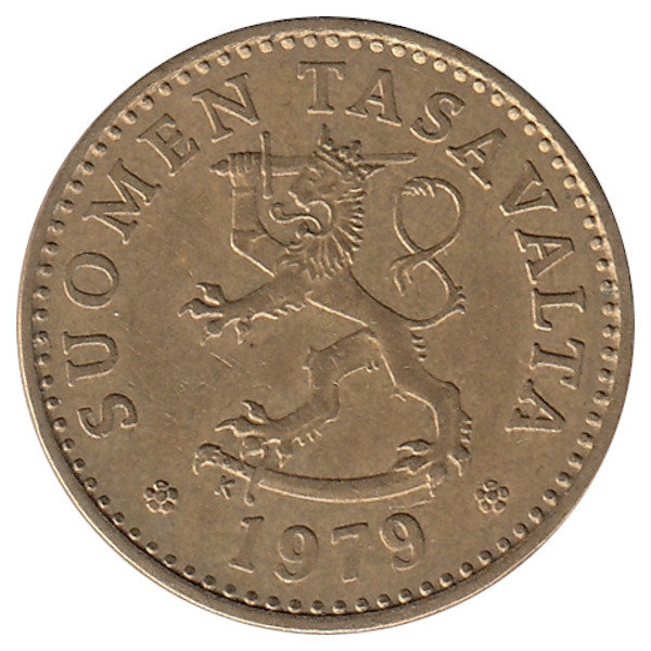 Финляндия 10 пенни 1979 год