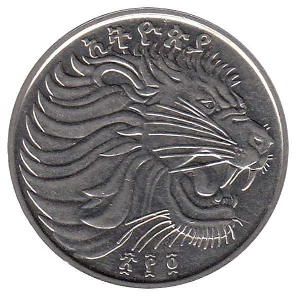 Эфиопия 25 центов 2012 год