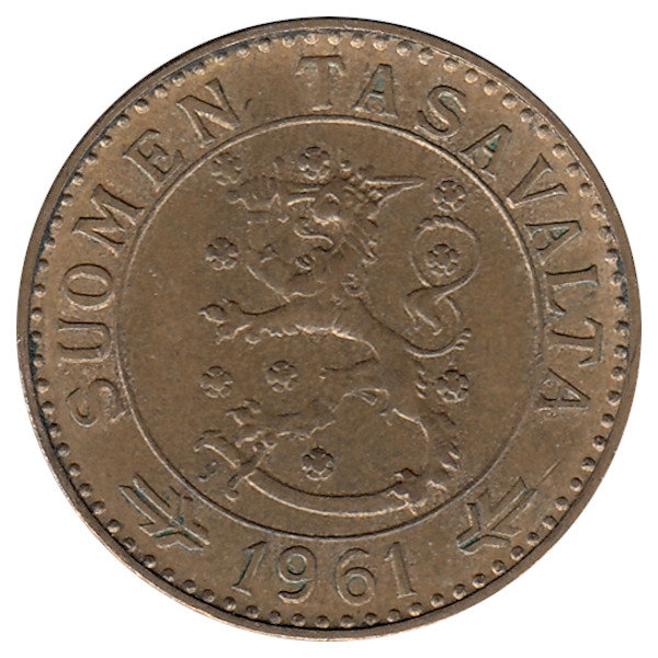Финляндия 20 марок 1961 год 