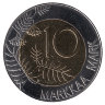 Финляндия 10 марок 1993 год (UNC)