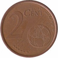 Испания 2 евроцента 2000 год
