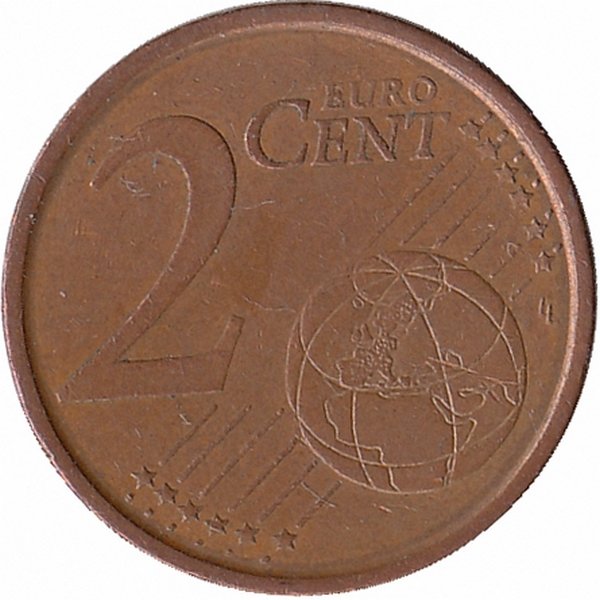 Испания 2 евроцента 2000 год