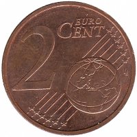 Германия 2 евроцента 2013 год (G)