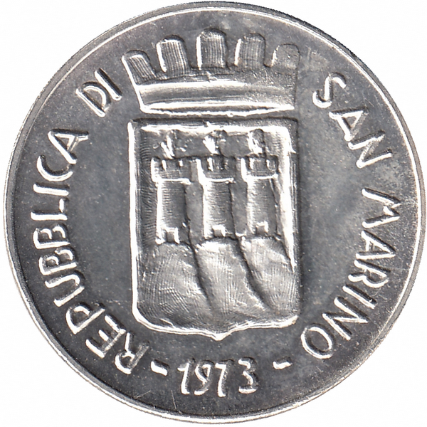 Сан-Марино 500 лир 1973 год (UNC)