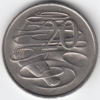 Австралия 20 центов 1981 год