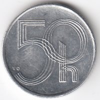 Чехия 50 геллеров 1993 год