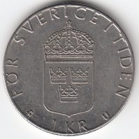 Швеция 1 крона 1978 год