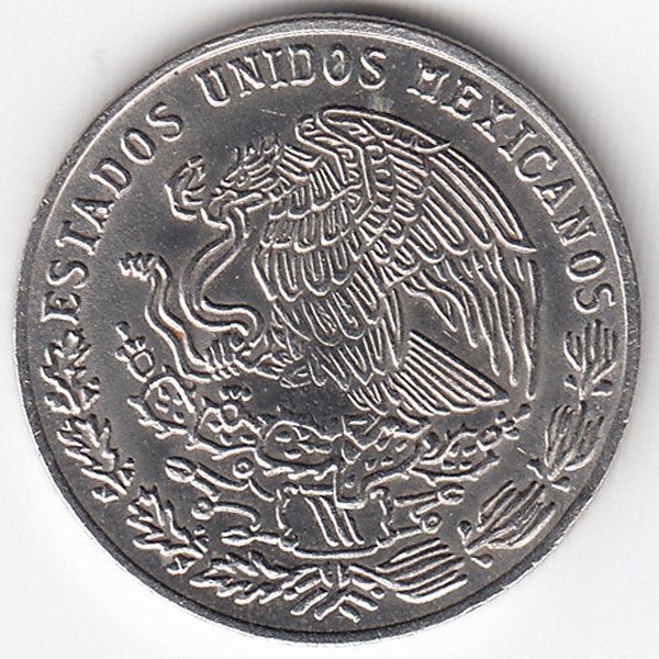 Мексика 20 сентаво 1975 год