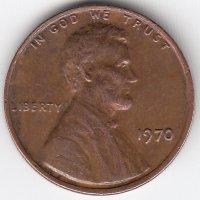 США 1 цент 1970 год