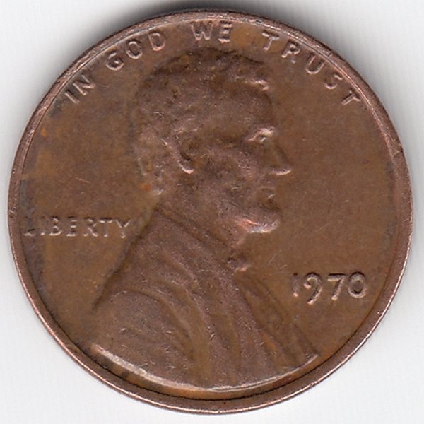 США 1 цент 1970 год