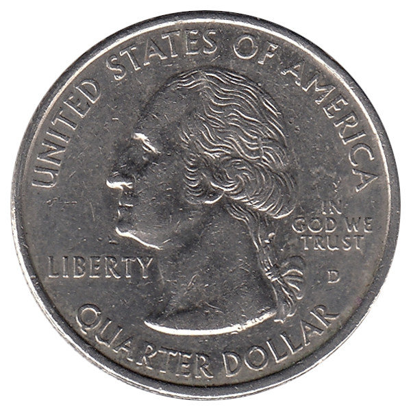 США 1/4 доллара (D) 1999 год. Коннектикут.