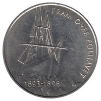Норвегия 5 крон 1996 год (UNC)