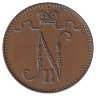 Финляндия (Великое княжество) 1 пенни 1907 год 