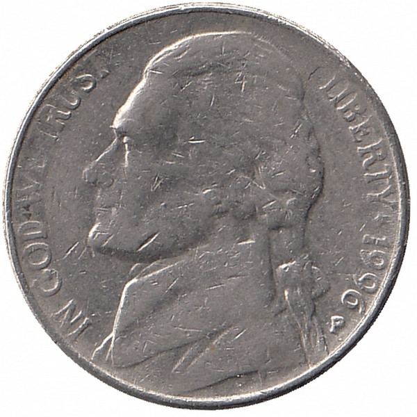 США 5 центов 1996 год (P)