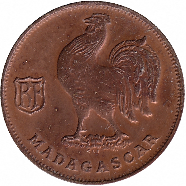 Мадагаскар (заморские территории Франции) 1 франк 1943 год