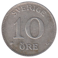 Швеция 10 эре 1941 год (Ag)