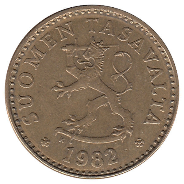 Финляндия 10 пенни 1982 год