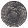 США 1/4 доллара (D) 1999 год. Джорджия.