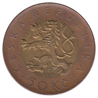 Чехия 50 крон 2009 год