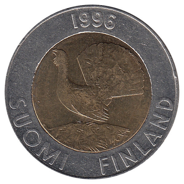 Финляндия 10 марок 1996 год