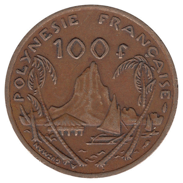 Французская Полинезия 100 франков 1991 год