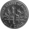 США 10 центов 1990 год (D)
