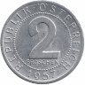 Австрия 2 гроша 1957 год