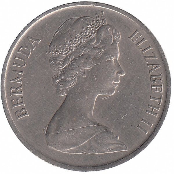 Бермудские острова 25 центов 1970 год